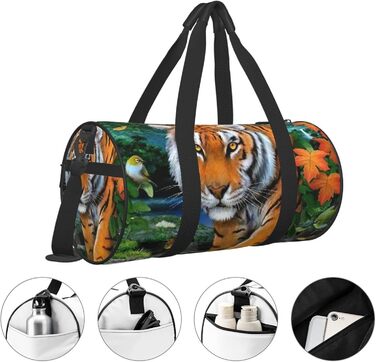 Універсальна дорожня сумка Тигр, Метелик, Птах - спортивна сумка для чоловіків та жінок, сумка-мішок, спортивна сумка