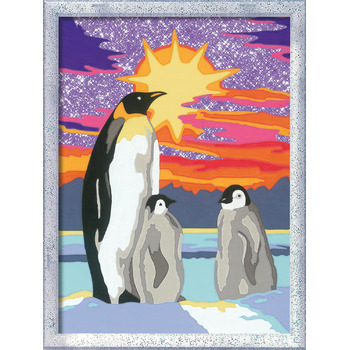 Розмальовка за номерами Пінгвін для дітей віком від 9 років, 20162 - Penguin Love -
