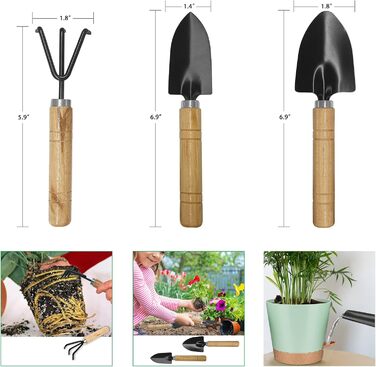 Пакетів пластиковий квітковий горщик з системою поливу, 17.8/16.5/15.2/13.9/12.7 см самополивальна сівалка з блюдцем кругла сівалк