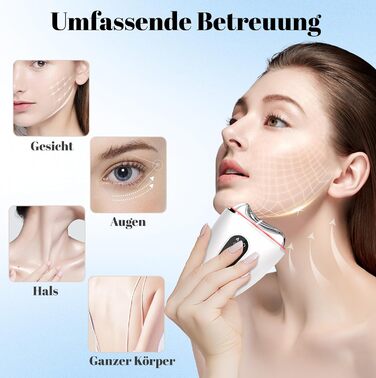 Електричний масажер для обличчя з холодним теплом Robofun Gua Sha з 3 вібраціями та РК-екраном, червоний, синій, фіолетовий, масажер для обличчя проти зморшок проти старіння