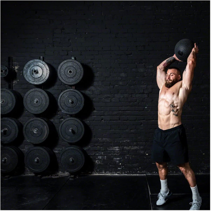 Тренувальний м&39яч Sport-Tec Slamball, обважнювач для силових тренувань 2 кг / Чорний