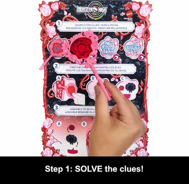 Набір ляльки Monster High Skulltimate Secrets та аксесуарів, Garden Mysteries Draculaura із зачарованою шафою та понад 19 сюрпризами для чаювання, такими як одяг для ляльок, HYT72