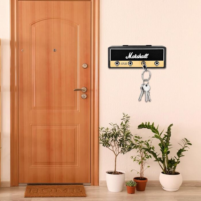 Дошка для ключів WinGluge вінтажна, тримач для ключів настінний без свердління, кільце для ключів, тримач для ключів, вішалка для