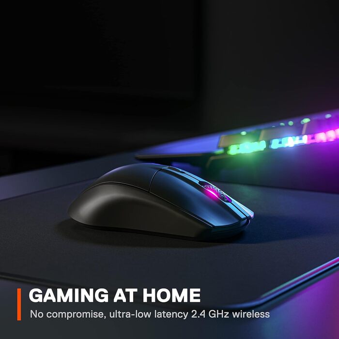 Бездротова ігрова миша - Понад 400 годин автономної роботи - Подвійний бездротовий інтерфейс 2,4 ГГц і Bluetooth 5.0 - 60 мільйоні
