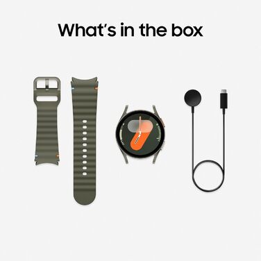 Розумний годинник Samsung Galaxy Watch7, фітнес-годинник, фітнес-трекер та трекер активності, 40 мм, Bluetooth, кремовий, вкл. 36-місячну гарантію виробника, кремовий чохол 40 мм, Bluetooth S/M - для обхвату 130-180 мм