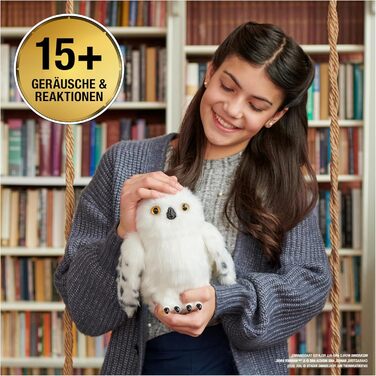 Чарівний світ Гаррі Поттера - інтерактивна плюшева сова Гедвіга з понад 15 звуками та рухами