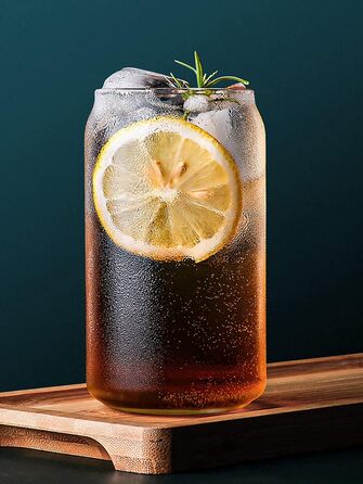 Великі склянки для пивних банок Склянки для води Склянки для соку Склянки для віскі Склянки для пиття Набір з 4 шт. з губчастою щі