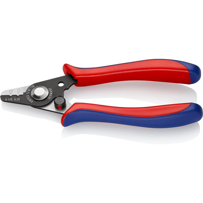 Клещі для зняття ізоляції з оптоволоконних кабелів KNIPEX Abisolierzange, 12 82 130 SB