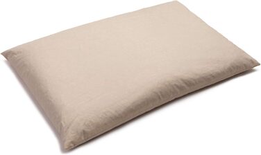 Подушка GIRAFFENLAND з органічного проса 40x60 см, подушка для сну з органічного перкалю органічний наповнювач, прямий наповнювач Нефарбована та невідбілена - подушка для голови з просом