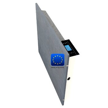 Енергозберігаючий обігрівач Emerio, SH-122561, ВИРОБЛЕНО В ЄВРОПІ, бездоганна ефективність інфрачервоного/конвектора/вентиляторного обігрівача, IP24, дизайн Iceland Lavastone, настінний, 2000 Вт