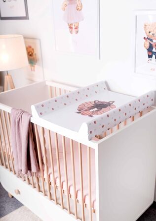 Пеленальний килимок Пеленальний килимок - 2-клиновий пеленальний килимок для дитячого ліжечка 70x50 см - Килимок для пеленального