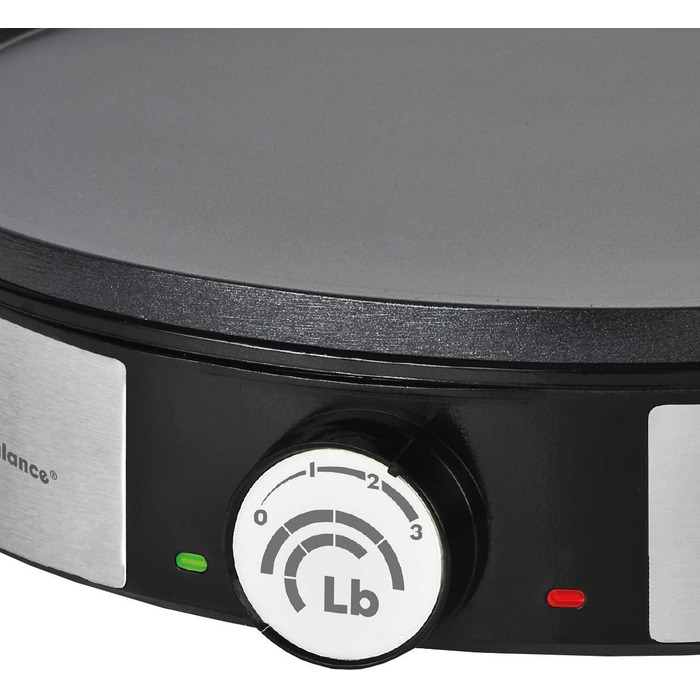 Сковорода для млинців 3 в 1 - Сковороди для млинців, сковорода, регульований термостат - 1200 Вт - Обробка з нержавіючої сталі, 8383 Maxi Crepes Trio i-200 -