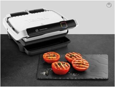 Електричний гриль Tefal Optigrill GC750D Elite для внутрішнього та зовнішнього використання Автоматичний датчик гриля Інтуїтивно зрозумілий посібник Швидке ущільнення 12 автоматичних програм 2000 Вт
