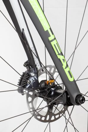 Унісекс-велосипед Head I-Speed Race для дорослих, матовий чорний/зелений 52