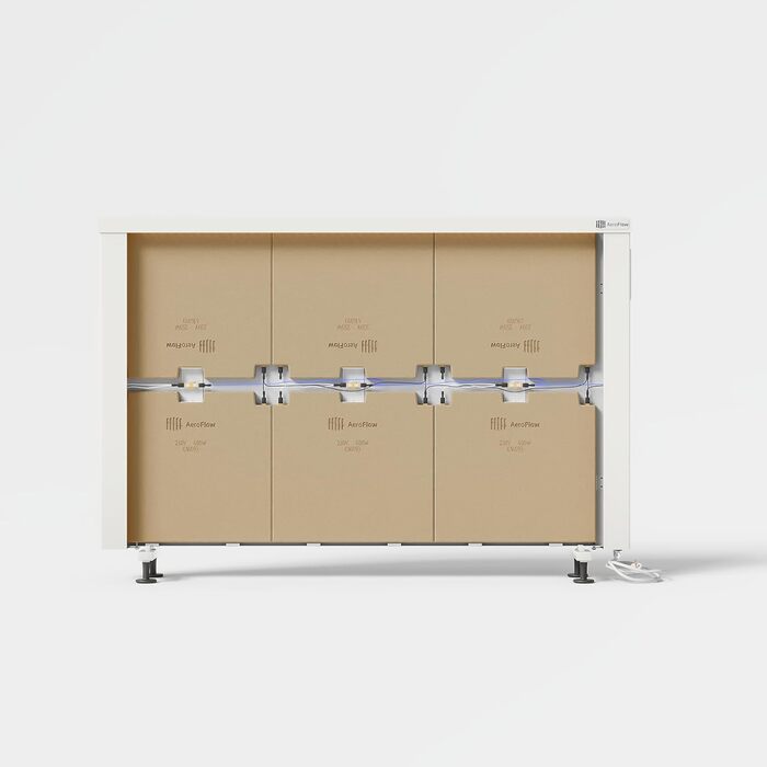 Електричний обігрівач AeroFlow з вогнетривким сердечником FlexiSmart Pro з керуванням через Wi-Fi та застосунок (MIDI 1950)