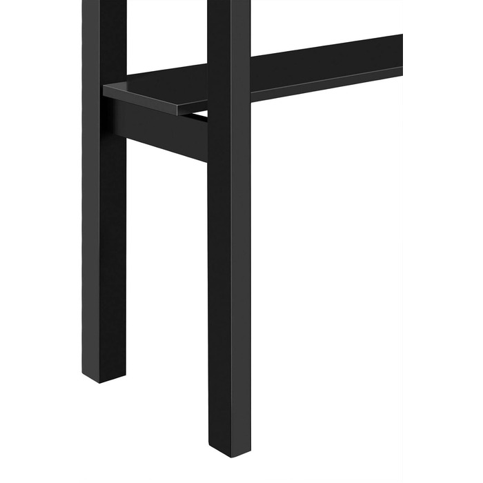 Кутовий стіл Yaheetech, Компактний комп&39ютерний стіл з шухлядою та полицями, Кутовий стіл для невеликих приміщень, 106 71,5 77 см, Чорний