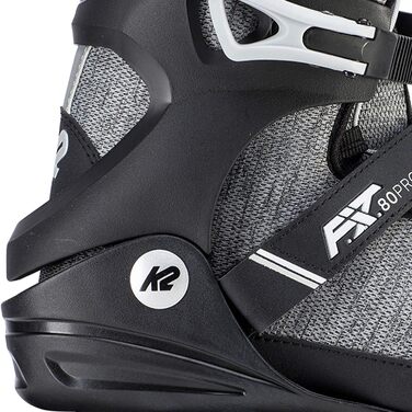 Чоловічі роликові ковзани F.I.T. 80 PRO чорно-сірі EU 46 (UK 11 / US 12), 2 Skates