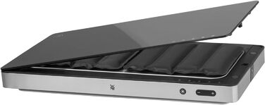 Електрична, нагрівальна плита, для нагрівання та охолодження їжі, 270 Вт, навколишнє освітлення, скляна поверхня