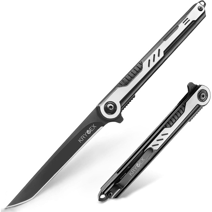 Кишеньковий ніж, тонкий одноручний ніж гострий туристичний складаний ніж з лезом з нержавіючої сталі, ніж джентльмена для кемпінгу