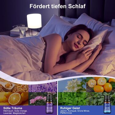 Натуральні ефірні олії для дифузорів, чисті ефірні олії для зволожувачів повітря, набір ефірних олій для дифузорів, ідеальні ароматичні олії для дому, офісу, спа