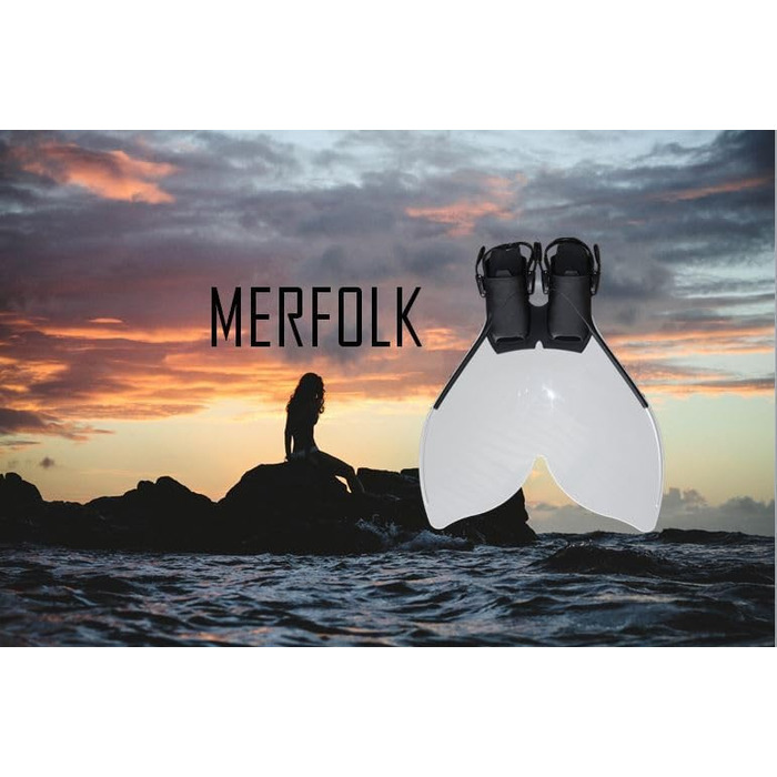 Плавки Регульовані моноласти білого кольору Русалка Розмір 39 43