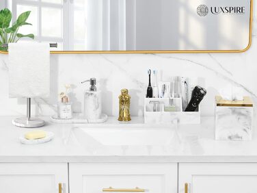 Тримач для зубних щіток Luxspire, 5 відділень Електричний тримач для зубних щіток Стакан для зубних щіток Організатор для зубних щ