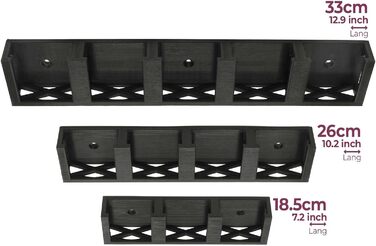 Підставка для спецій Mobilefox під шафу, підходить для 5 банок для спецій Ankerkraut з корком, чорна. Для 5 банок для спецій.