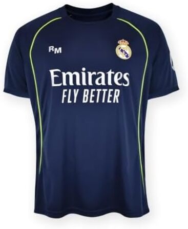 Дитяча виїзна футболка &quotРеал Мадрид&quot 25/26 - розміри 116-164 - сезон 2025/2026 - офіційний товар для вболівальників, дитячий, 12 років, Мбаппе