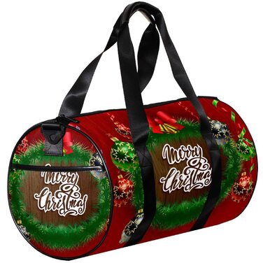 Спортивна сумка, маленька дорожня сумка, сумка для йоги, з святковим різдвяним малюнком, фітнес-сумка для активного відпочинку, сумка-шопер