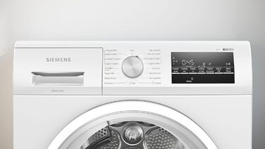 Сушильна машина Siemens easyClean iQ500 Single до 8 кг з тепловим насосом енергоспоживання 176 кВтгод/рік,   біла