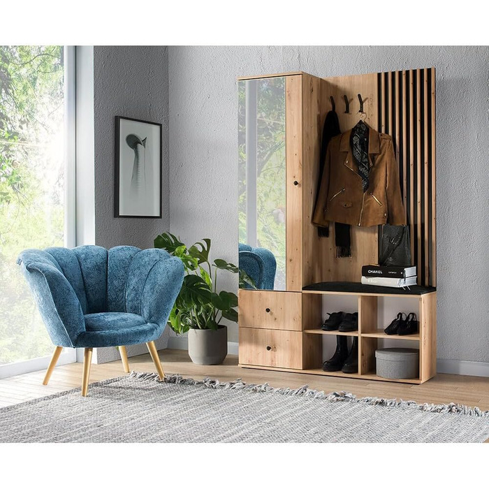 Вішалка для одягу комплект вішалка для передпокою компактна вішалка для одягу з дзеркалом шафа для взуття підставка для взуття под