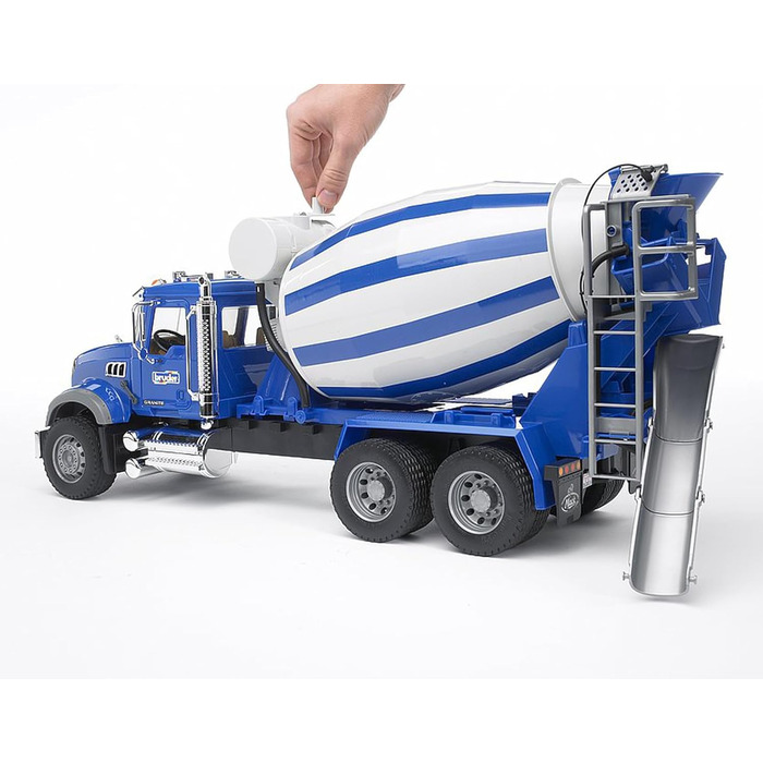 Автобетонозмішувач Mack Granite - 116 Бетономішалка, будівельна техніка, будівельний майданчик, вантажівка, автобетонозмішувач, вантажівка, транспортер, 02814 -