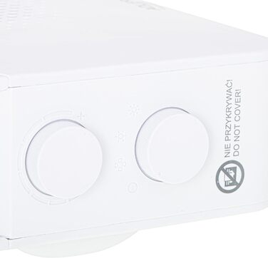 Вентилятор-обігрівач з термостатом, функцією обдування, захистом від перегріву, 2 режими нагріву, білий, 7725w Thermofan 2000W