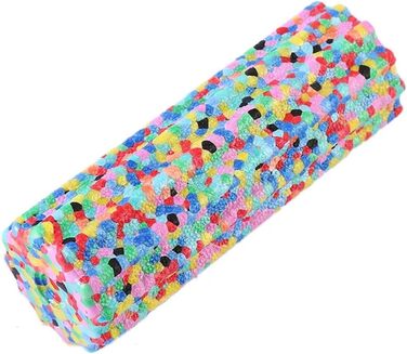 Ролик для фасції 5,3 x 15 см, кольоровий поролоновий ролик для йоги, м&39яка текстура, міцний ролик для масажу м&39язів, міні-колонка для йоги, пристрій для фітнес-тренувань