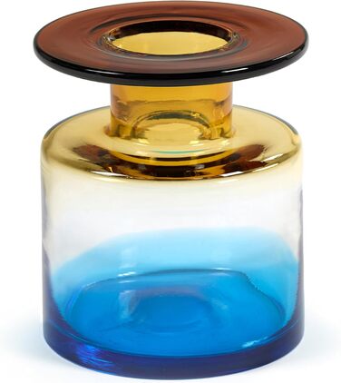 Ваза Serax Wind & Fire Vase Small Blue and Amber