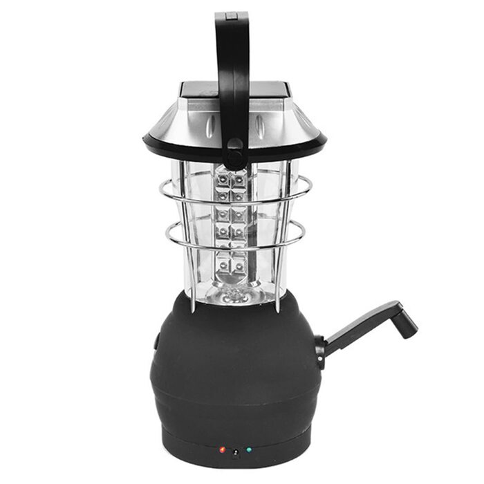 Сонячний динамо-ліхтар Valink 36 світлодіодний ручний ліхтар-ліхтар із динамо-підвіскою для кемпінгу, полювання, пішого туризму, вітрильного спорту, водонепроникний з 3 режимами яскравості