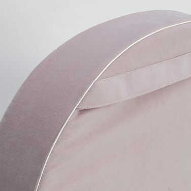 Дитяче крісло від 1 року - Дитяче крісло - Міцне, зручне, виготовлене з пінопласту - зі знімним велюровим чохлом, можна прати - Подарунок на 1-й день народження для дівчаток, хлопчиків - Пастельно-рожевий