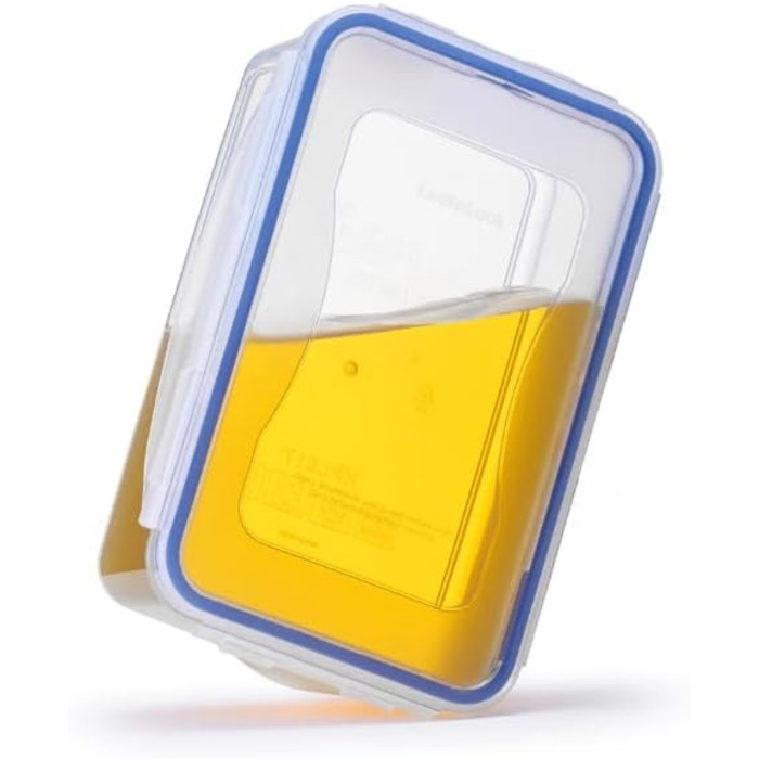 Контейнер для зберігання продуктів Lock&Lock Багатофункціональний контейнер Контейнер для зберігання продуктів Контейнер для борошна Місткість 2,3 літра, можна мити в посудомийній машині - Комплект з 3 шт.