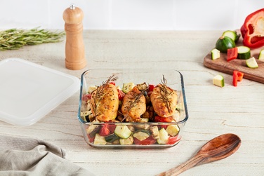 Форма з кришкою Pyrex Cook&Freez, 20х20х7 см (7092354)