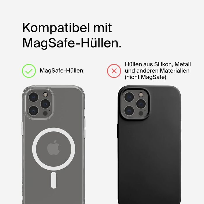 Бездротовий зарядний пристрій Belkin 2-в-1 з MagSafe, (15 Вт, зарядна підставка для iPhone для швидкої зарядки iPhone 14 серії, Ai