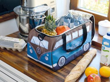 Колекція BRISA VW - Термосумка Volkswagen у кемпері T1 Bulli Bus, колір Бензин/Коричневий