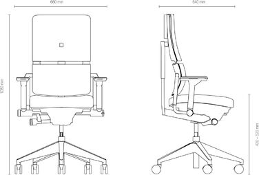Ергономічне офісне поворотне крісло Steelcase Please з регульованою поперековою опорою, чорний онікс, 66 x 64 x 108 см, без підголівника