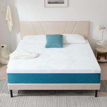 Матрац 90x200, висота 16 см. Ортопедичний матрац з холодної піни, середньої жорсткості (H3), рулонний матрац з піни з чохлом, знімний та пральний, 90x200x16 см. Сучасний.