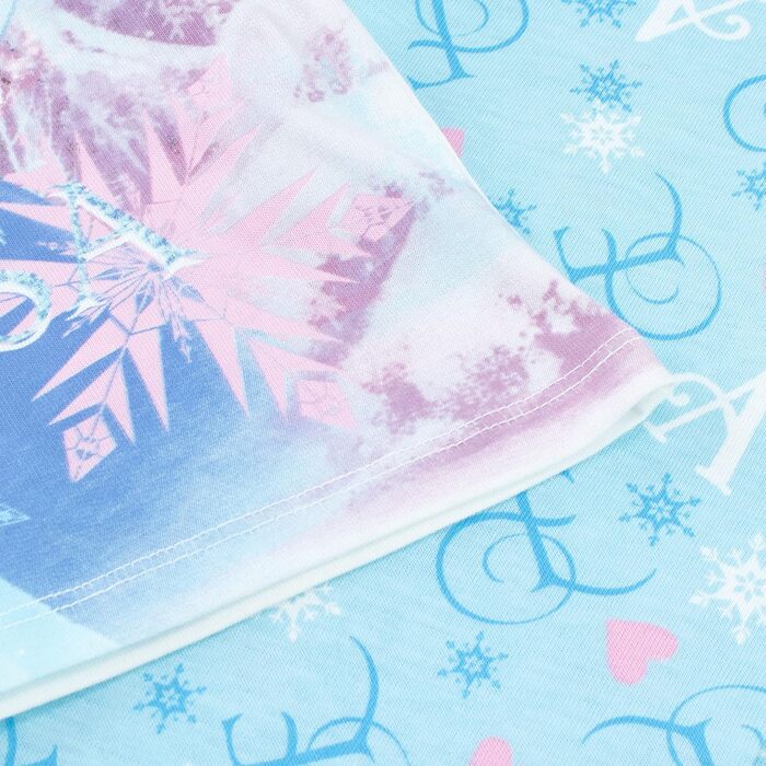 Піжами для дівчаток Disney Дитячі піжами "Крижане серце" зі 100 бавовни Довгі піжами Ельзи та Анни, розмір 110, сині