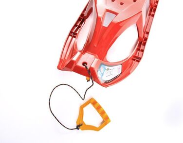 Дитячі санки пластикові санчата металеві полози Tatra 3 кольори (сині)