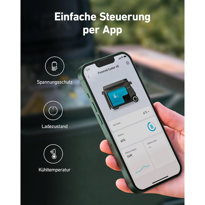 Акумуляторний охолоджувач Anker EverFrost зі знімним акумулятором 299Wh, одночасне охолодження заморожування, 2-зонний компресорни