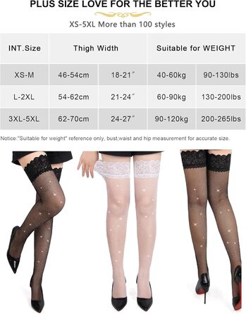 Жіночі блискучі панчохи comeondear, без швів, L–XXL