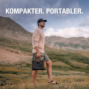 Сонячний генератор Jackery 1000 Pro із сонячною панеллю 100 Вт, електростанція потужністю 1002 Втгод із сонячними модулями, швидка зарядка змінного струму за 1,8 години, два порти PD 100 Вт, для кемпінгу та відключень електроенергії E1000 Pro100 Вт