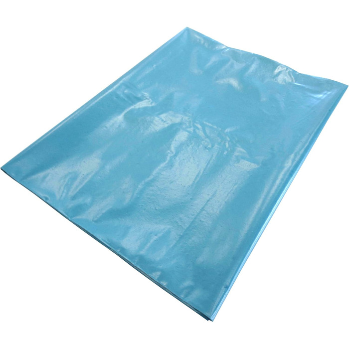 Сміттєвих мішків, 10 рулонів, 120 літрів, 70x110 см, сині, надзвичайно міцні, тип 85, товщина приблизно 85 мкм, мішки для сміття, мішки для сміття, мішки для листя, 250