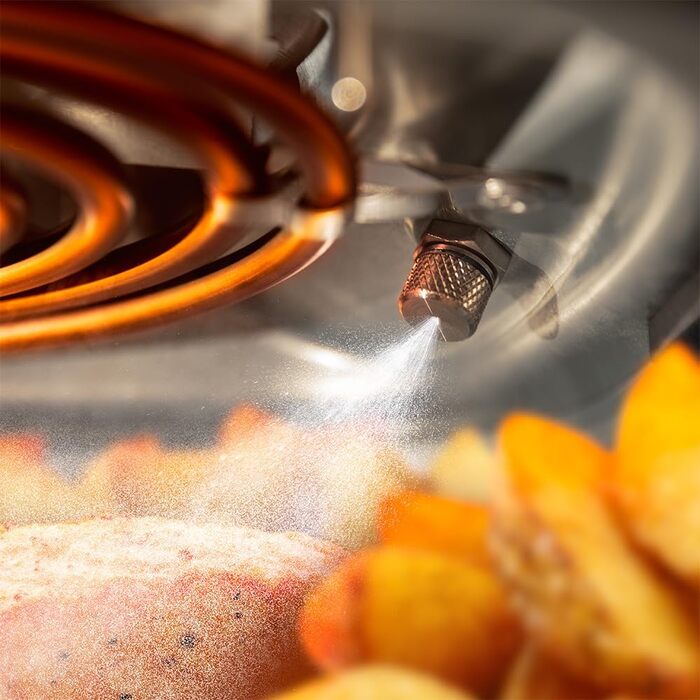 Настільна конвекційна піч Cecotec 60 літрів Bake&Toast 6090 чорний гіроскоп. 2200 Вт, внутрішнє освітлення, 12 функцій, температура до 230, подвійне скло дверей, включаючи поворотне вікно декоративне підсвічування